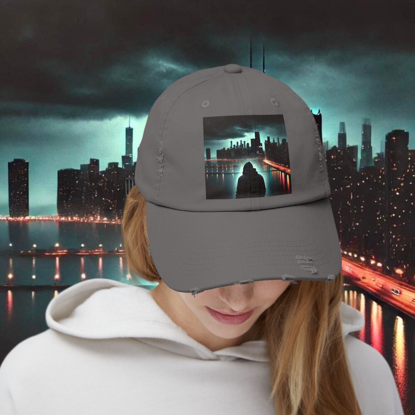 LAKESHORE DRIVE | Unisex Distressed Cap